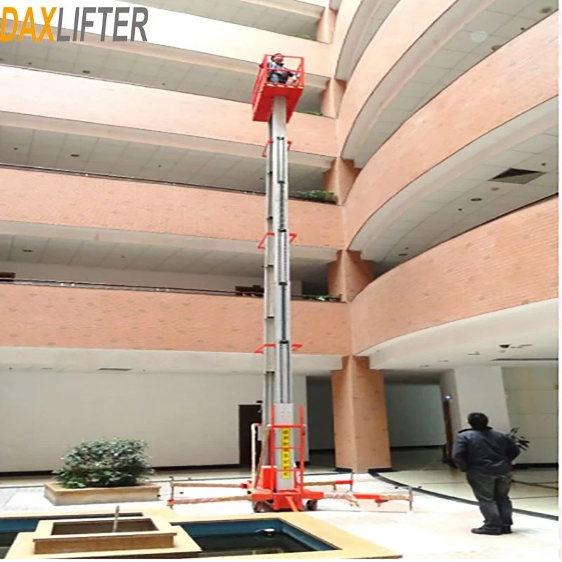 Portable Aluminum Single Mast Man Lift