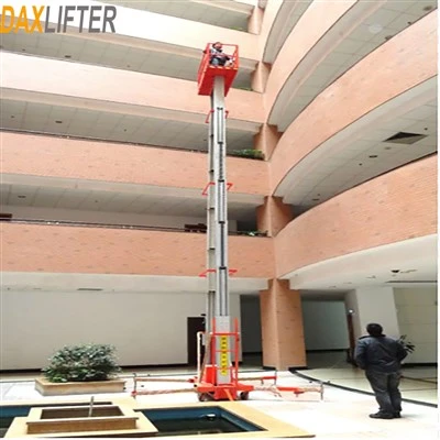 Portable Aluminum Single Mast Man Lift