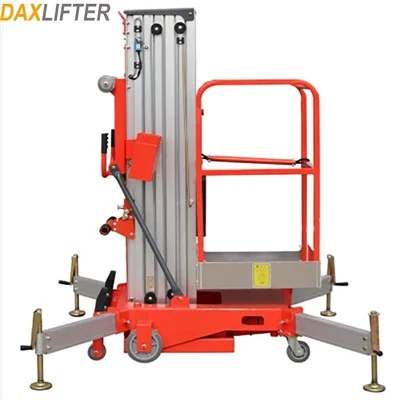 Push-Around Single Mast Man Lift